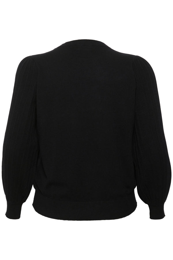 The Hartlyn Curve Sweater -Black