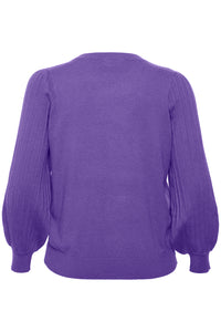 The Hartlyn Curve Sweater -Heliotrope