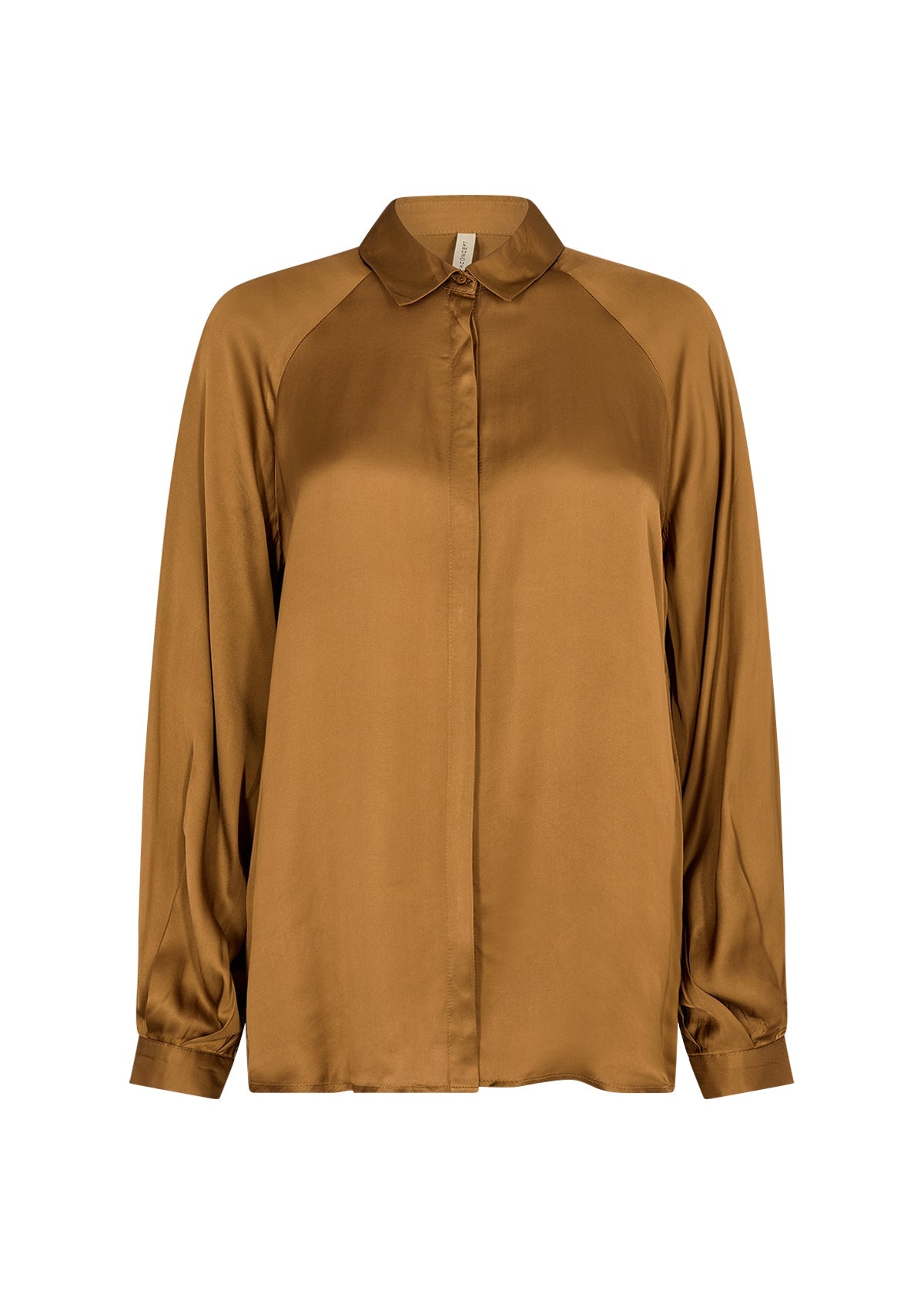 The Gerd Blouse in Spice Brown