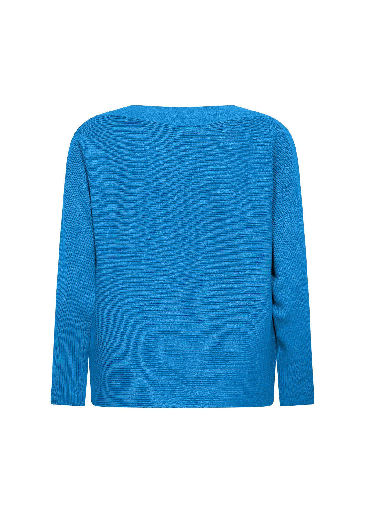 The Darla Knit Pullover- Bright Blue Melange