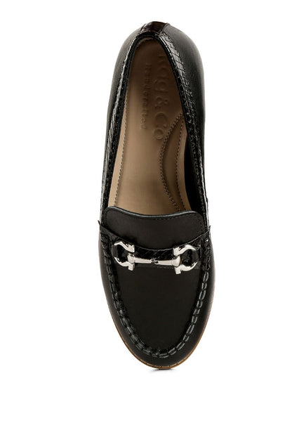 The Penny Embellished Shoe in Black