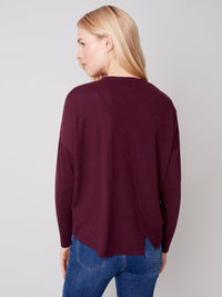 The Candace Top in Wine
