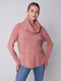 The Jade Sweater in Rose