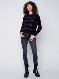 The Mary-Ellen Sweater in Black