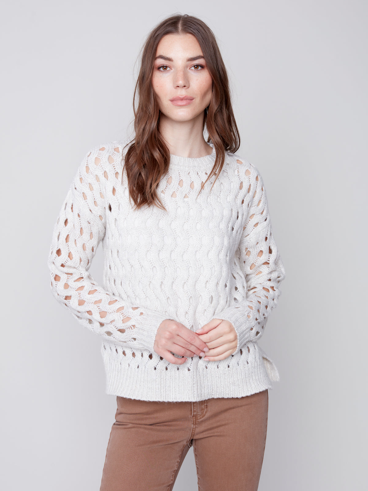 The Kendall Sweater-Almond