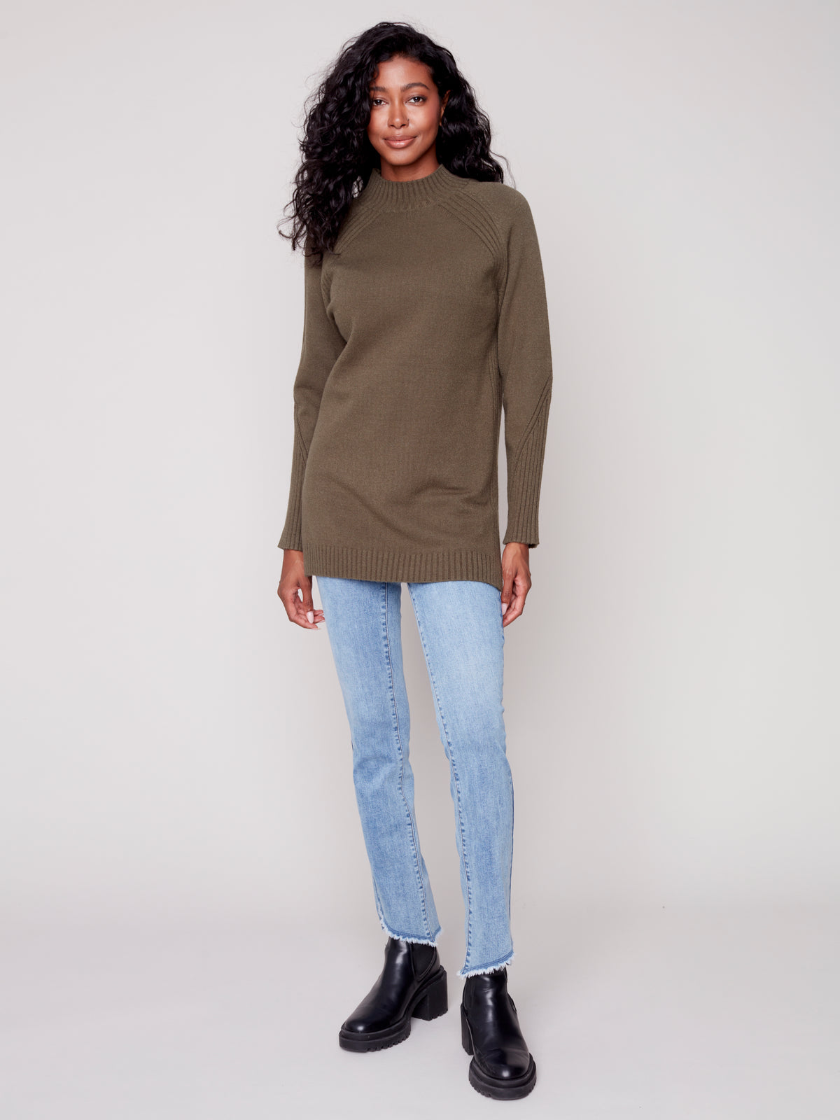 The Danielle Sweater-Spruce Green