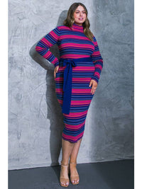 The Asha Sweater Knit Midi Dress