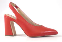 The Layla Slingback Shoe in Red