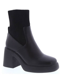 The Lainey Sock Boot in Black