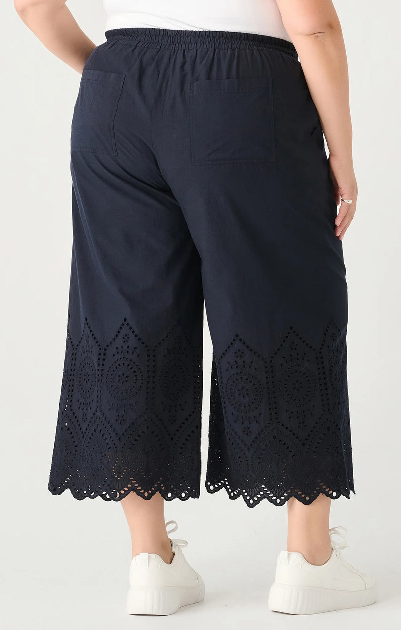 The Maria Curve Eyelet Culottes