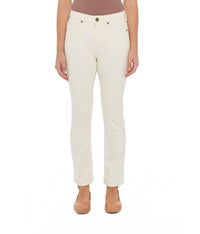 Kate High Rise Straight Jean - Ivory
