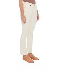 Kate High Rise Straight Jean - Ivory