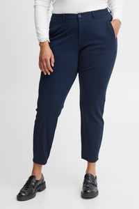The Naomi Curve Trouser in Navy