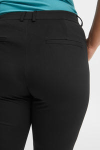 The Naomi Curve Trouser in Black