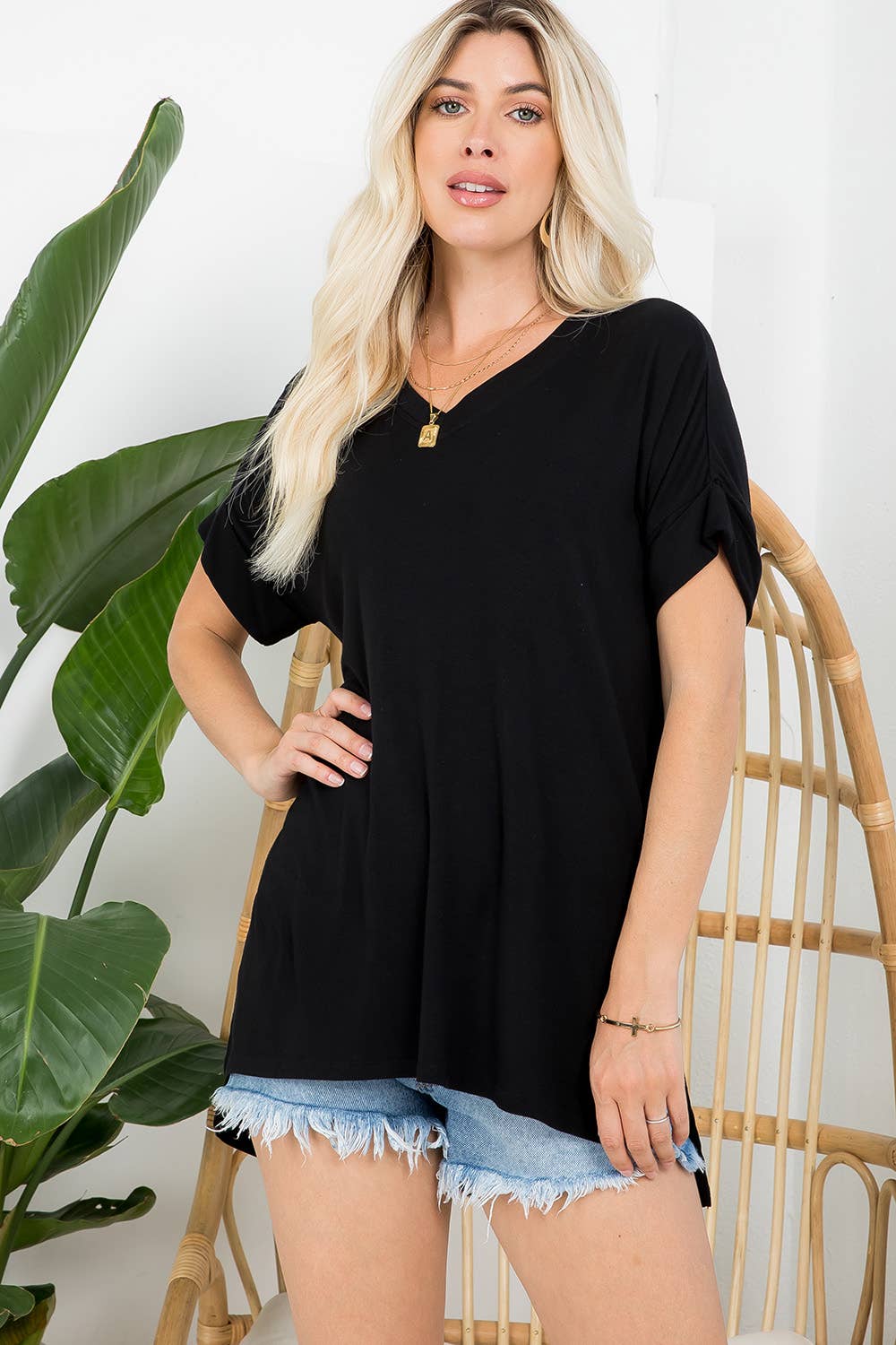 The Mandy Top in Black