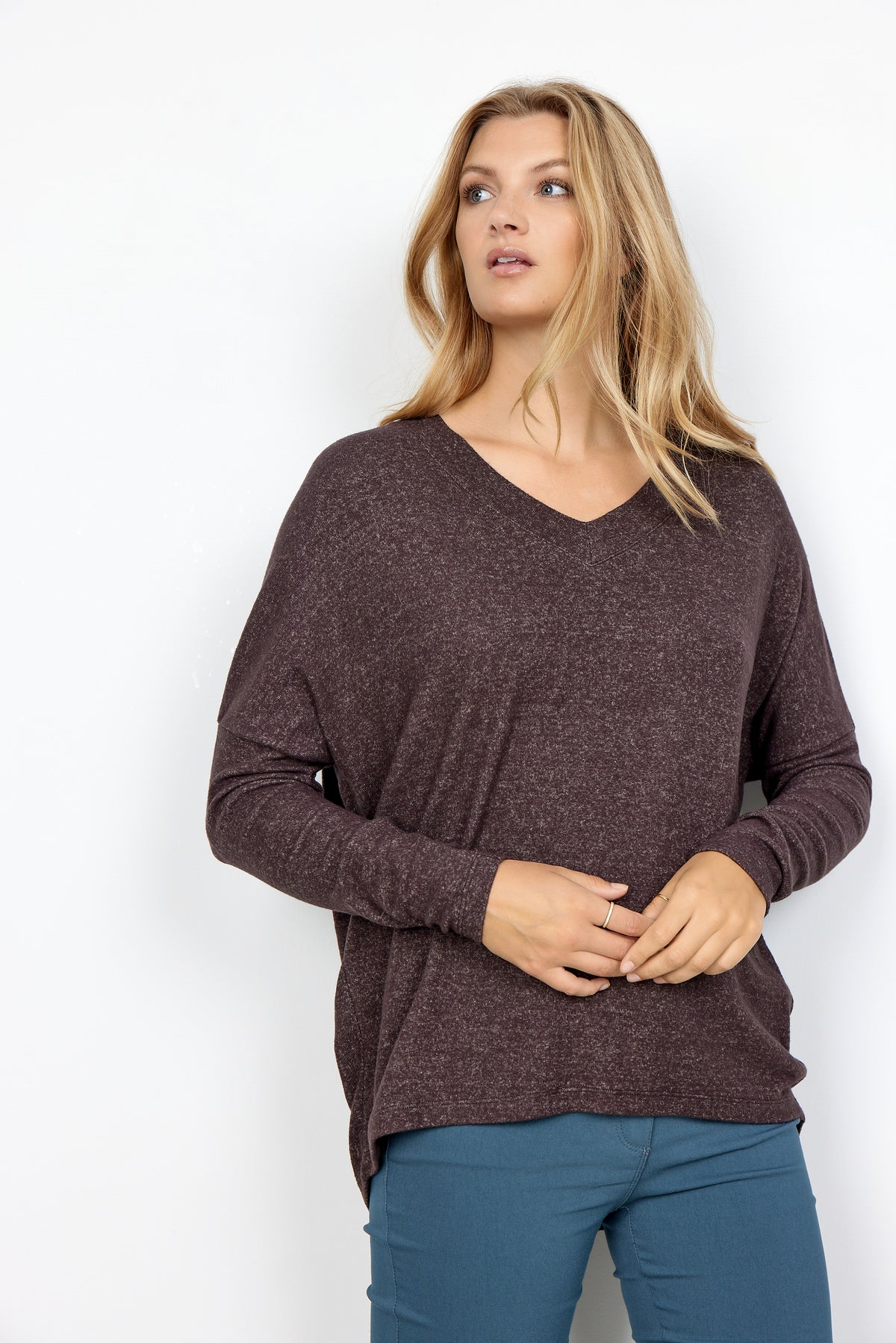 The Helena Top in Coffee