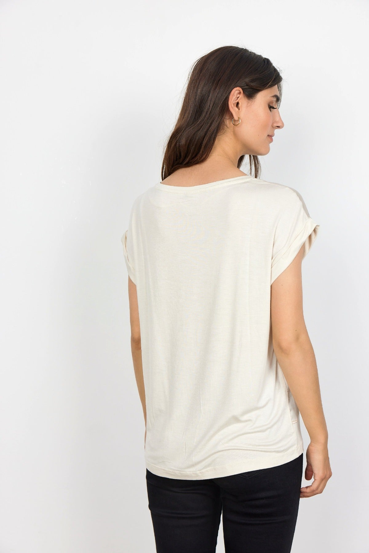 The Thilde Top in Cream