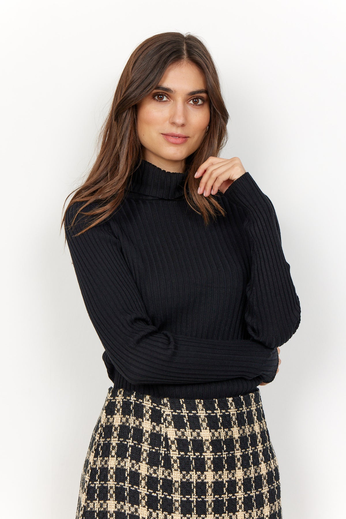 The Dollie Sweater in Black