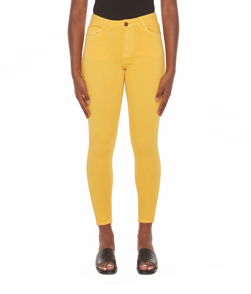 Alexa High Rise Skinny Jean - Yellow