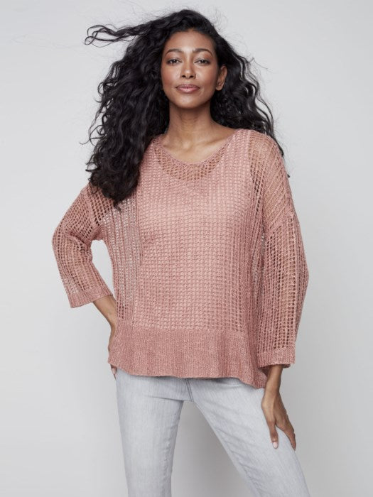 The Harlow Knit Top in Nougat