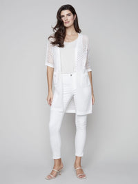The Haven Cardigan in White