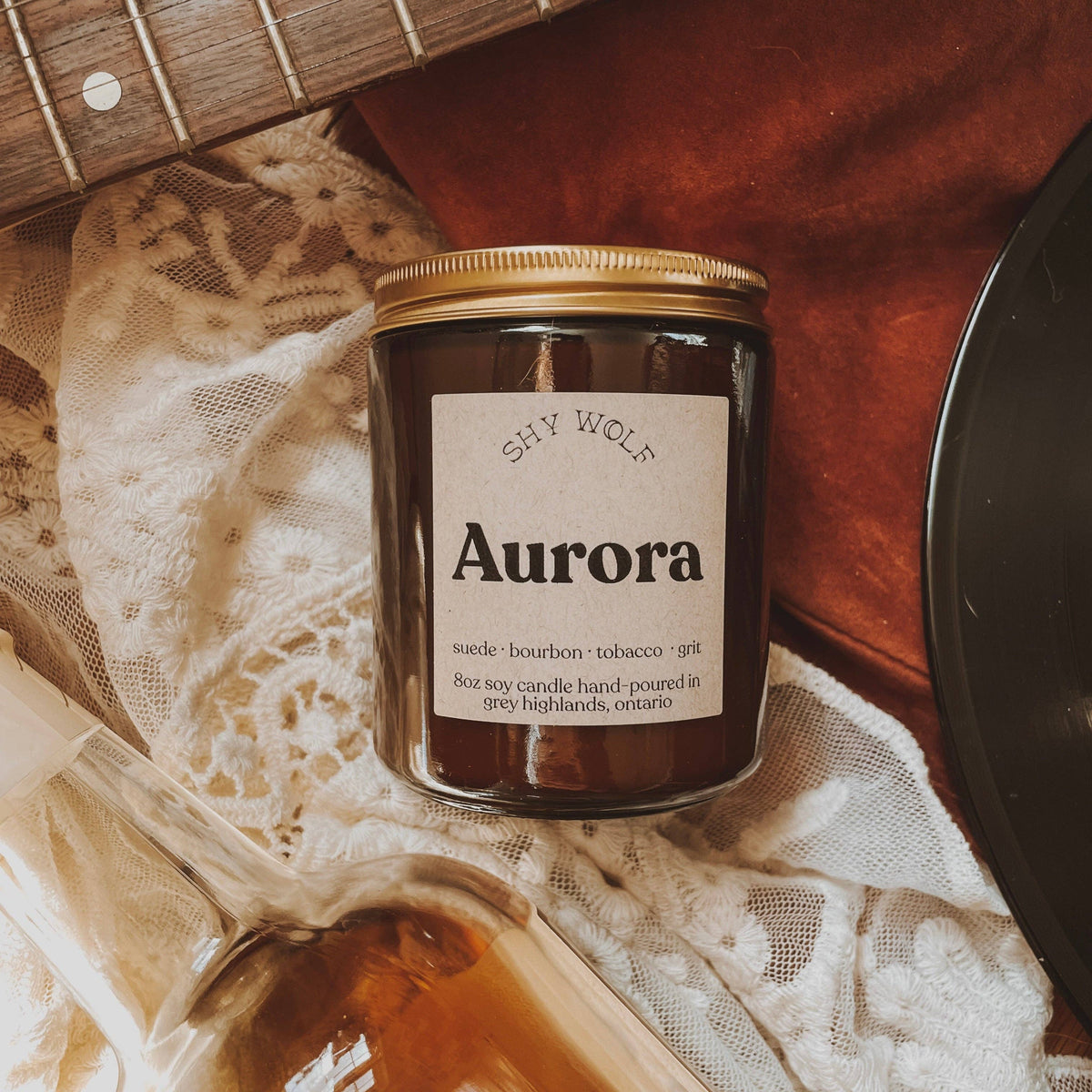 Daisy Jones and the Six Aurora Candle - Tobacco Bourbon: 8oz