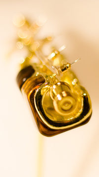 Earrings - 14K GOLD PLATED GEOMETRIC DESIGN EARRINGS